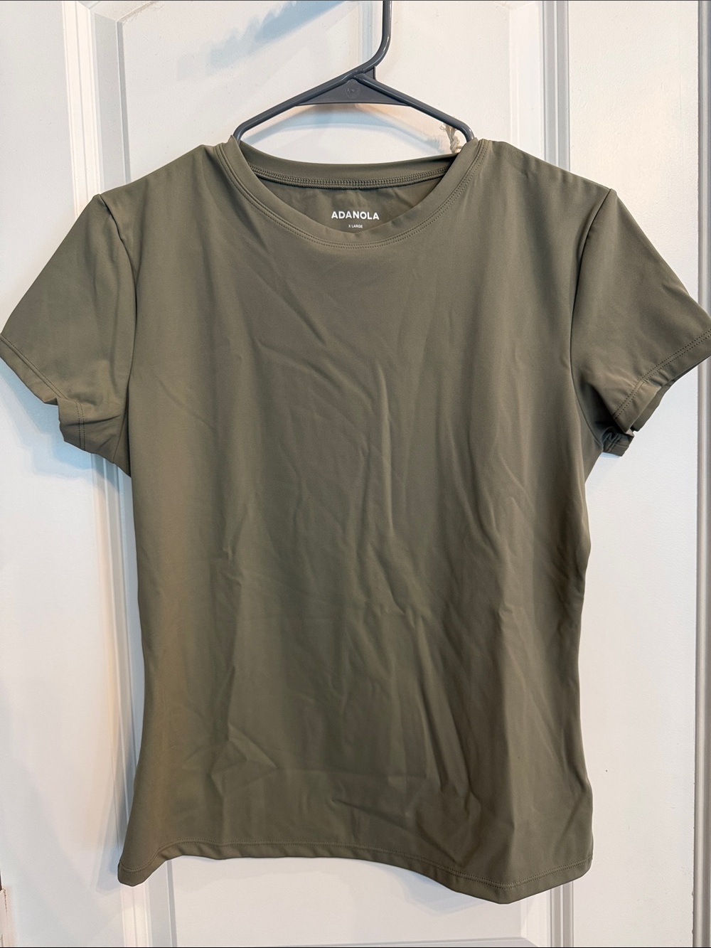 Adanola Olive Green Women's Ultimate Short-Sleeve Performance Tee